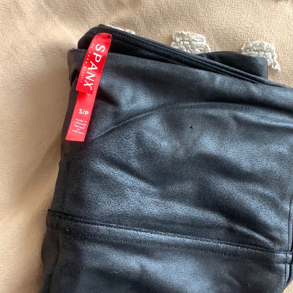 Spanx, Size Small, Faux Leather Leggings